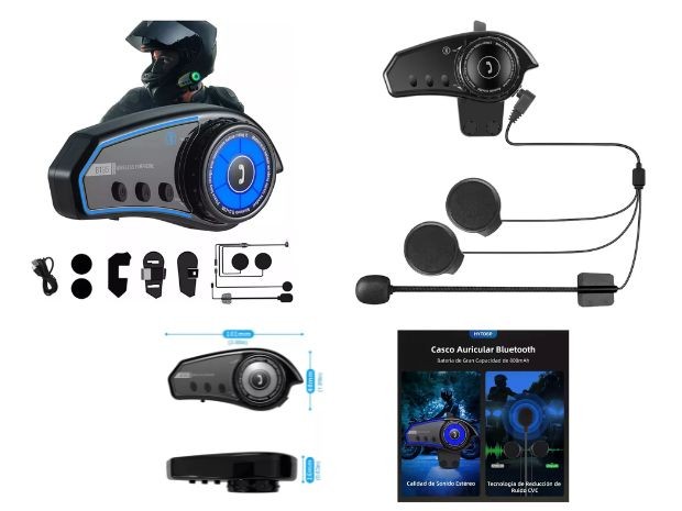 &u+ INTERCOMUNICADOR AURICULAR BLUETOOTH MOTO CASCO JYD-BT35